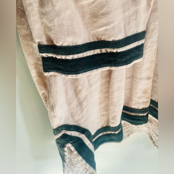 Autograph Womens Tunic Top Plus Size 3X Linen Navy Long Sleeve V-Neck RN 96639 - Picture 5 of 9